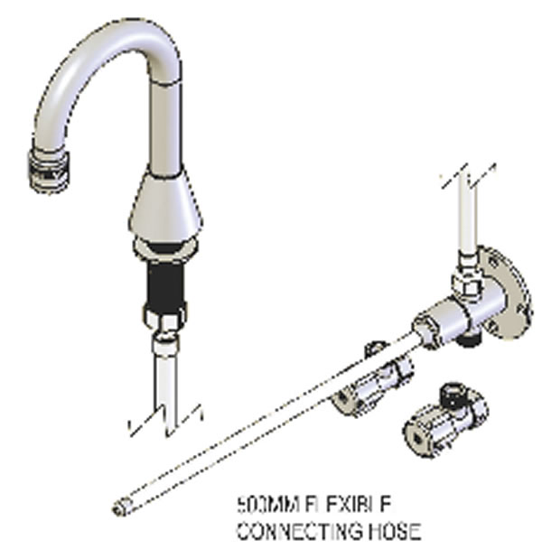 Y780 Knee Auto Tap Basin Kit Y780 Knee Auto Tap Basin Kit