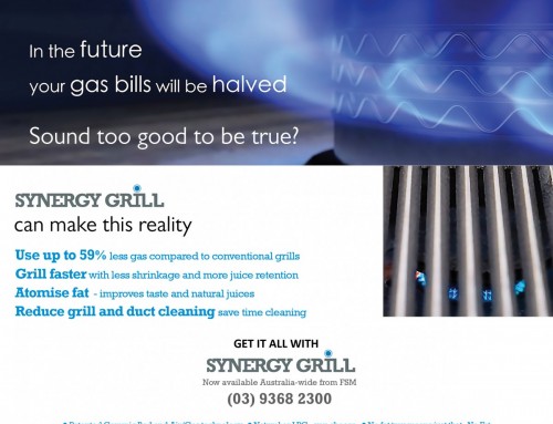 One day all grills will be this good –  but for now, only SYNERGY revolutionises grilling costs, speed and quality!